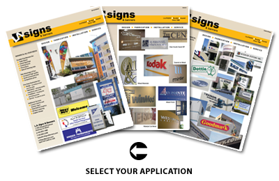 Commercial Signage Sheet Spread