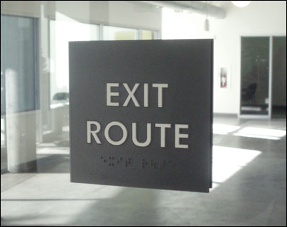 Commercial Signage Product Sheet Spread