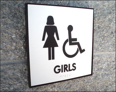 la signs banners multi tenant signs ada braille restroom signs